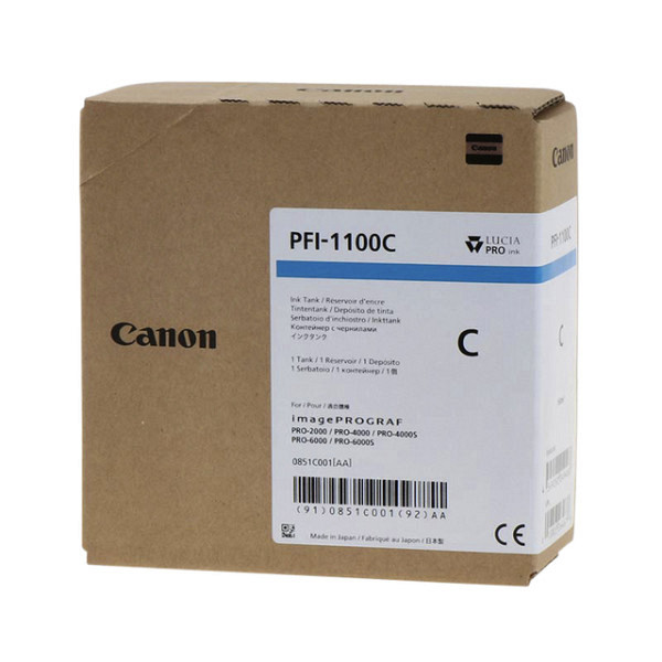 Inktcartridge Canon PFI-1100 geel | Timmers Verpakkingen