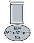 Envelop Quantore bordrug EB4 262x371mm zelfklevend wit 10 stuks